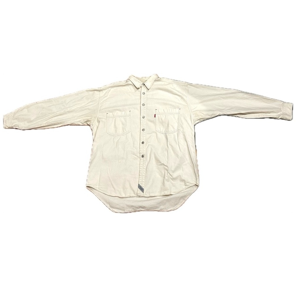 Levi's Vintage Cream Overshirt Button-Up Shirt